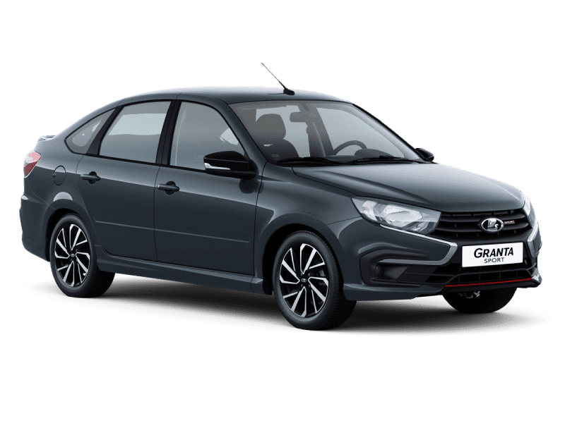 Купить Lada Granta Sport Лифтбек в Саратове - СЕРЕБРИСТО-ТЕМНО-СЕРЫЙ "БОРНЕО" (633) - МЕТАЛЛИК